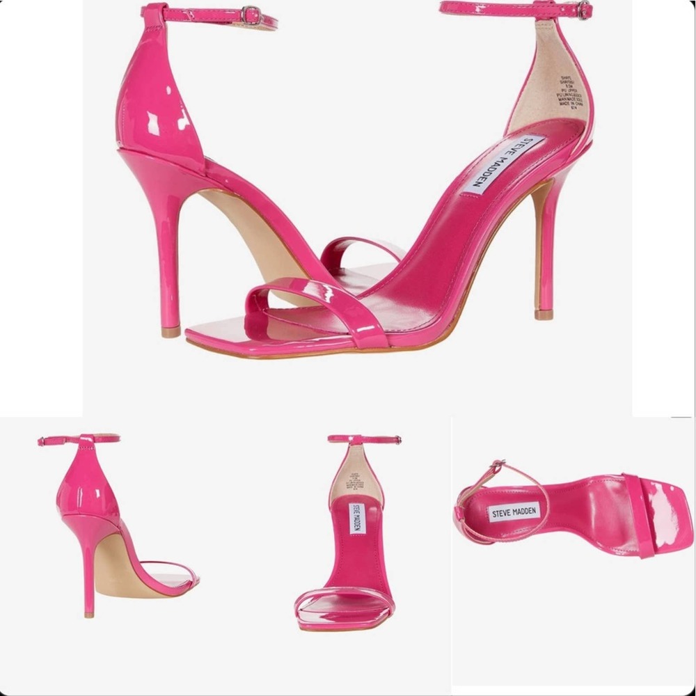Steve Madden Womens Spree Two-Piece Dress Pink Patent 7M NEW!!